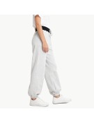 Versatile Color Blocked Fleece Lined Casual Sweatpants