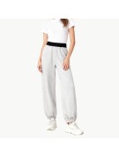 Versatile Color Blocked Fleece Lined Casual Sweatpants