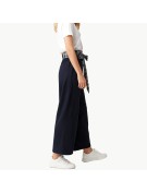 High Waisted Elastic Waist Fleece Lined Casual Pants