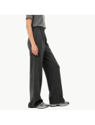 Grey Fleece Lined Straight Leg Casual Pants
