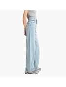 Casual Fleece Lined Jeans with a Sleek Drape