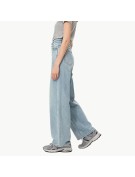 Casual Fleece Lined Jeans with a Sleek Drape