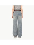 Retro High Waisted Fleece Lined Jeans