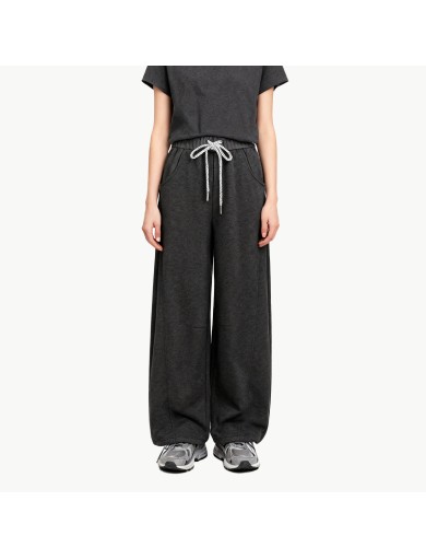 High Waisted Fleece Lined Casual Pants