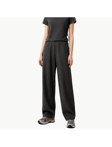High Waisted Fleece Lined Casual Pants
