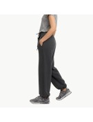 Solid Color Fleece Lined Casual Sweatpants