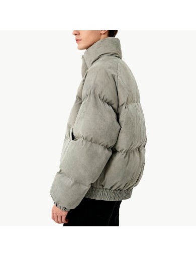 Thickened Solid Color Men's Down Jacket