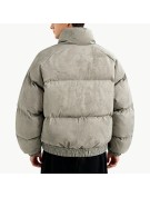 Thickened Solid Color Men's Down Jacket