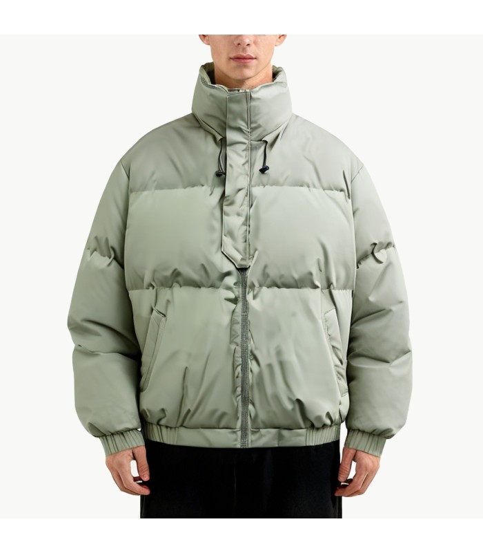 Men's Quilted Stand Collar Down Jacket
