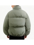 Men's Quilted Stand Collar Down Jacket