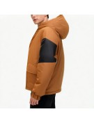 Men's Casual Color Blocked Down Jacket
