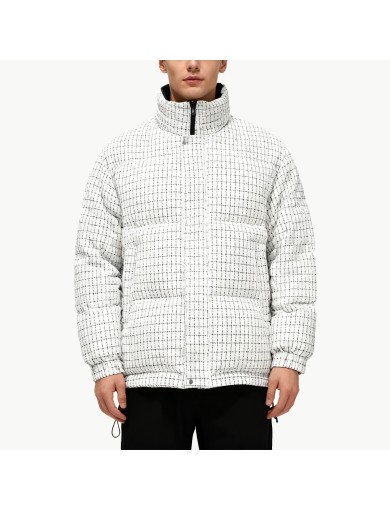 Men's Plaid Down Jacket