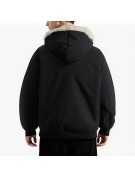 Fluffy Hooded Down Jacket