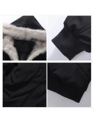 Fluffy Hooded Down Jacket
