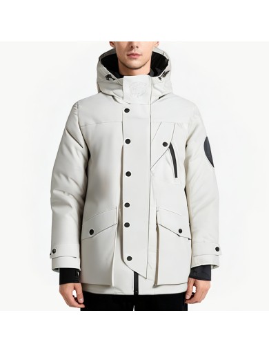 Men's Casual Hooded Down Jacket