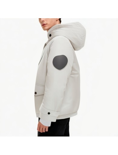 Men's Casual Hooded Down Jacket