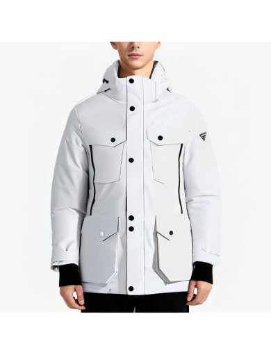 Waterproof and Windproof Men's Down Jacket