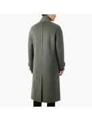 Stand Up Collar Double Faced Wool Coat