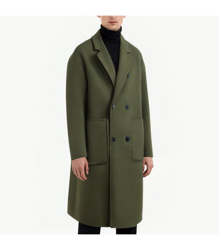 Men's Casual Pure Wool Coat