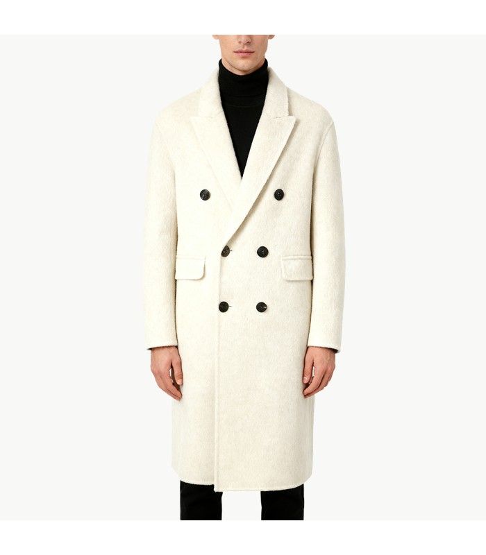 Double Faced Wool Blend Coat