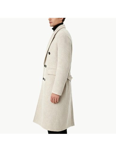 Double Faced Wool Blend Coat