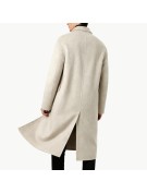 Double Faced Wool Blend Coat
