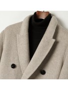 Double Faced Wool Blend Coat