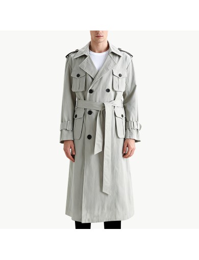 Double Breasted Men's Overcoat