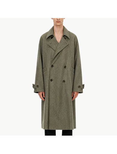 Retro Double Breasted Long Coat