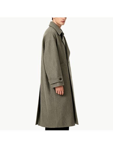 Retro Double Breasted Long Coat