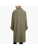 Retro Double Breasted Long Coat