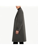 Men's Overcoat in Knee Length Wool