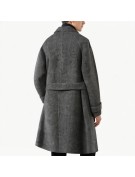 Men's Overcoat in Knee Length Wool