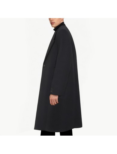 Long Double Faced Wool Men's Overcoat