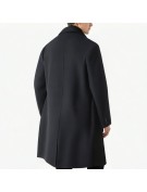 Long Double Faced Wool Men's Overcoat