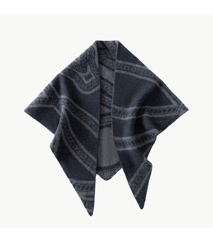 Trendy Jacquard Triangle Scarf
