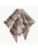 Trendy Jacquard Triangle Scarf
