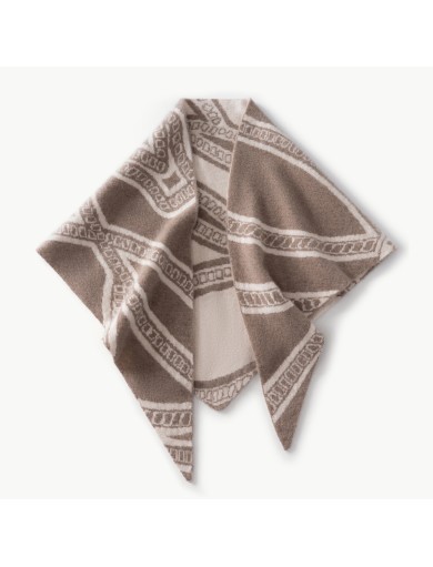 Trendy Jacquard Triangle Scarf