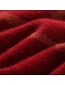 Soft and Warm Red Cashmere Scarf
