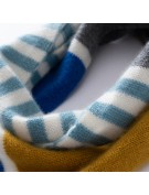 Versatile Striped Cashmere Scarf