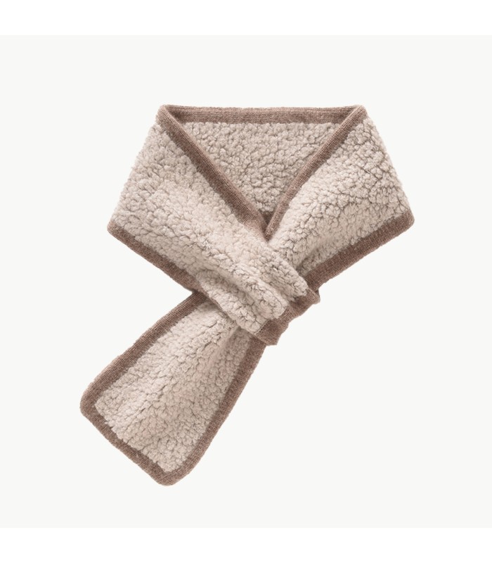 Short Cashmere Knit Scarf