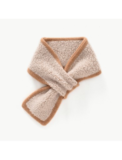 Short Cashmere Knit Scarf