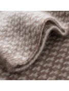 Houndstooth Perforated Cashmere Neck Warmer