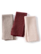 Houndstooth Perforated Cashmere Neck Warmer