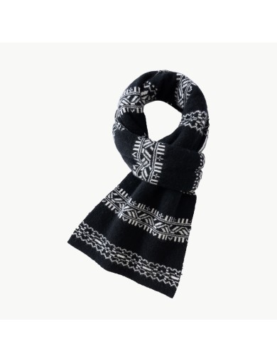 Vintage Snowflake Cashmere Scarf