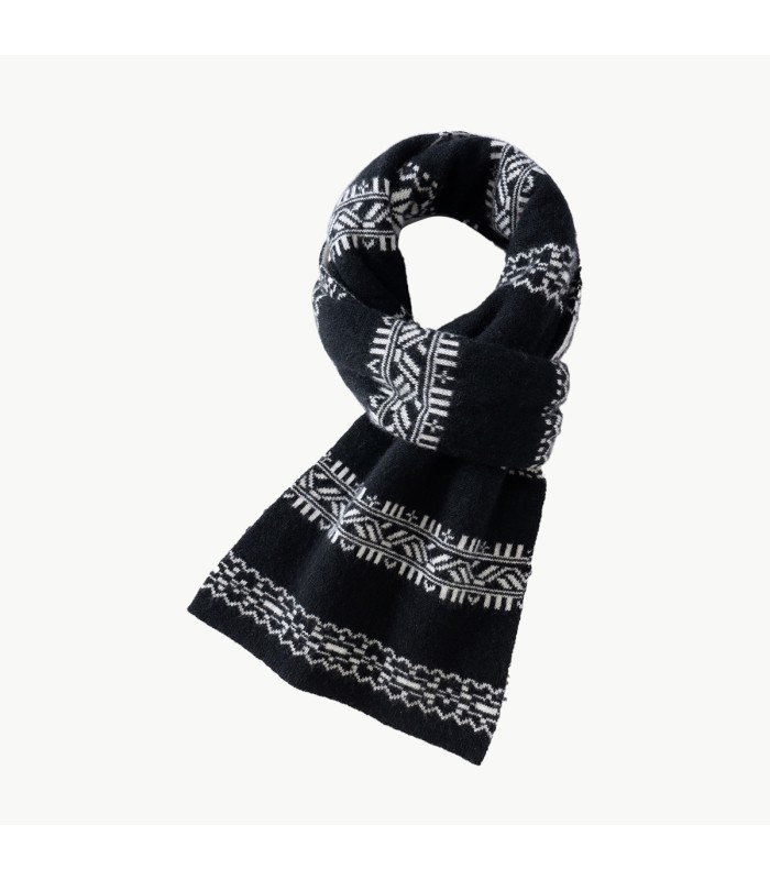 Vintage Snowflake Cashmere Scarf