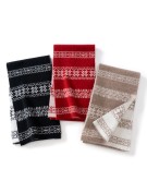Vintage Snowflake Cashmere Scarf