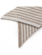 Versatile Knitted Striped Scarf