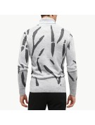 Men's Color Blocked Turtleneck Sweater