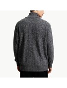 Dark Grey Half Zipper Sweater